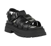 Buffalo Sandaletten für Damen Lennox Fisher Vegan Nappa Schwarz Größe EU 40