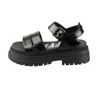 Buffalo - Lennox TS Black - Girl Sandalen - Schwarz - EU 39 - Synthetic/Textile/Gummi Schwarz EU 39