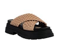 Buffalo Damen Schuhe Sandalette Slipper Lennox Cross, Farbe:Mehrfarbig, Schuhgröße:EUR 40, Artikel:-cream