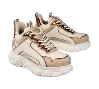 Buffalo Sneaker für Damen aus Italien, Spanien und Portugal für Damen, beige, Gr. 39 EU
