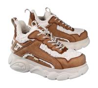 Buffalo Damen Plateau-Sneaker CLD Chai Warm Schnürschuh Braun Größe 41