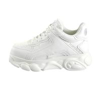 Buffalo Sneaker CLD Echo Damen Weiß Polyurethan Plateau Gr. 40