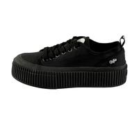 Buffalo Damen Schuhe Sneaker Schnürschuh Madison, Farbe:Schwarz, Schuhgröße:EUR 38, Artikel:-Black