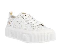 Buffalo Sneaker mit Stitchings Modell 'MADISON LOW BLOOM' in Weiss, Größe 40