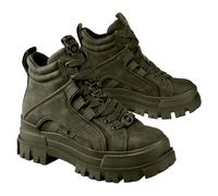 Buffalo Damen Schuhe Stiefel Aspha NC Mid, Farbe:Khaki, Schuhgröße:EUR 37, Artikel:-Khaki