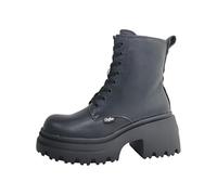 Buffalo Damen Schuhe Stiefeletten Bravr Lace Up, Farbe: Schwarz, Schuhgröße:EUR 38, Artikel:-Black