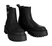 Buffalo Damen Stiefel Schuhe Stiefeletten Aspen Chelsea, Farbe:Schwarz, Schuhgröße:EUR 40, Artikel:-Black