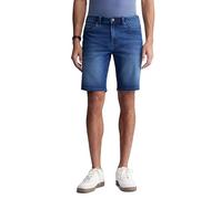 Buffalo David Bitton Dean Denim-Shorts für Herren, Relaxed Straight, Geschliffen und abgenutzt, 48