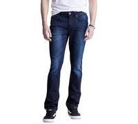 Buffalo David Bitton Herren Slim Ash Jeans, Dunkel und geschliffen, 40W / 32L