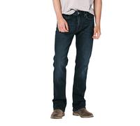 Buffalo David Bitton Herren Slim Boot King Jeans, Crinkled Mid Bluecrinkled Blue, 36W / 32L