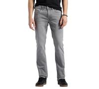 Buffalo David Bitton Herren Straight Six Jeans, Grau geschliffen, 33W / 32L