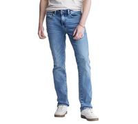 Buffalo David Bitton Straight Six Herrenjeans, mit Ader- und Knittereffekt, 36W / 32L