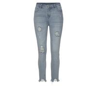 Destroyed-Jeans BUFFALO Gr. 34, N-Gr, blau (blue, washed) Damen Jeans (53740346-34) blue, washed