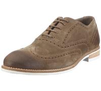 Buffalo ES 1087 Suede 129958, Herren Schnürhalbschuhe, Grün (Khaki 01), EU 41