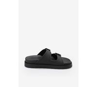 Buffalo - Eve Sol Vegan Rubber Black - Girl Badelatschen - Schwarz - EU 37 - Synthetic/Synthetic/Gummi Schwarz EU 37