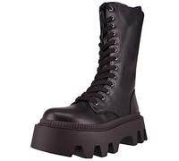 Buffalo Flora Laceup HI Schwarz 38