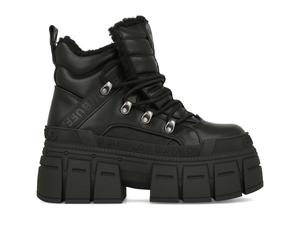 Buffalo Gospher Hike Mid Pad Vegan Black - Schwarz / 42