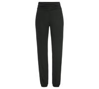 Haremshose BUFFALO, Damen, Gr. 48/50, N-Gr, schwarz, Web, Obermaterial: 100% Viskose, unifarben, bequem lang, Hosen Haremshose, mit gerafftem Umschlagbund (207609-48) schwarz