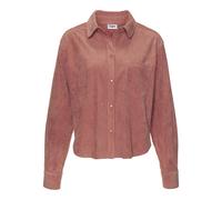 Hemdbluse BUFFALO, Damen, Gr. 46, rosé, Cord, Obermaterial: 100% Polyester, unifarben, figurumspielend hüftlang, Rundhals, Ärmel mit Ärmelschlitz 2-Knopf-Manschette, Blusen Hemdbluse (40681204-46) ros