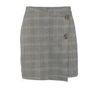Hosenrock BUFFALO Gr. 44, braun (braun kariert) Damen Röcke Miniröcke in Wickeloptik mit Karomuster Bestseller (41359027-44)