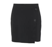 Hosenrock BUFFALO Gr. 44, schwarz Damen Röcke Miniröcke in Wickeloptik mit Zierknöpfen, Skort, casual-chic, elegant Bestseller (93177559-44)