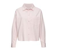 Jeansbluse BUFFALO, Damen, Gr. 38, mauve, Denim/Jeans, Obermaterial: 100% Baumwolle, washed, figurumspielend taillenbedeckt, 1-Knopf-Manschette, Blusen Jeansbluse, mit Brusttasche, Hemdbluse, Denim, c