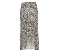 Jerseyrock BUFFALO Gr. 46, schwarz (schwarz, taupe bedruckt) Damen Röcke Bestseller (75845826-46) schwarz, taupe bedruckt