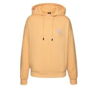 Kapuzenpullover BUFFALO, Damen, Gr. 48/50, orange, Sweatware, Obermaterial: 60% Baumwolle, 40% Polyester. Kapuzenfutter: 60% Baumwolle, 40% Polyester, unifarben, bestickt, casual, bequem hüftlang, Run