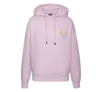 Kapuzenpullover BUFFALO, Damen, Gr. 40/42, pink, Sweatware, Obermaterial: 60% Baumwolle, 40% Polyester. Kapuzenfutter: 60% Baumwolle, 40% Polyester, unifarben, bestickt, casual, bequem hüftlang, Rundh