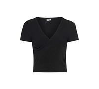 Kurzarmshirt BUFFALO Gr. 40/42, schwarz Damen Shirts (97545900-40) schwarz