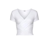 Kurzarmshirt BUFFALO Gr. 32/34, weiß Damen Shirts (63123600-32) weiß