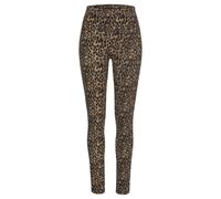 Leggings BUFFALO Gr. 32/34, N-Gr, braun (camelfarben, schwarz, leo), Damen, Jersey, Obermaterial: 95% Baumwolle, 5% Elasthan, animal-print, Hosen, mit Leoprint (55218309-32) camelfarben, schwarz, leo