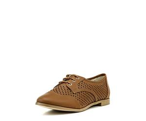 Buffalo London 211-1323-1 Leather PU 152412 Damen Halbschuhe, braun (Brown 01), EU 39