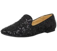Buffalo London 211-6443 SEQUINS 138853, Damen Slipper, Schwarz (BLACK 01), EU 40