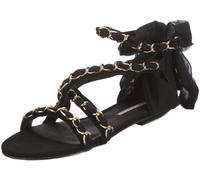 Buffalo London 309-14285-1 Nubuck PU Black 01 117233, Damen, Sandalen/Fashion-Sandalen, Schwarz (Black 01), EU 36