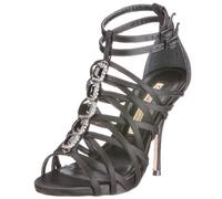 Buffalo London Satin Shine 15739-519, Damen Sandalen/Fashion-Sandalen, schwarz, (black 323), EU 38
