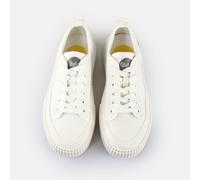 Sneaker BUFFALO "MADISON", Damen, Gr. 36, weiß, Textil, Schuhe Sneaker, Freizeitsneaker, Halbschuh, Schnürschuh mit Memory Foam Fußbett (75536857-36) weiß