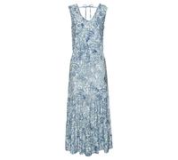 Maxikleid BUFFALO, Damen, Gr. 34, N-Gr, grün (weiß, blau, grün bedruckt), Jersey, Obermaterial: 100% Viskose, Paisley, bedruckt, figurumspielend ca. Mitte Wade, V-Ausschnitt, Kleider Maxikleid, mit Pa