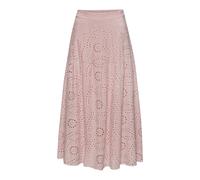 Maxirock BUFFALO, Damen, Gr. 46, lila (mauve), Web, Obermaterial: 100% Baumwolle. Futter: 100% Viskose, unifarben, modisch, figurumspielend knöchelfrei, Röcke, aus Spitze, Topseller (57131007-46) mauv