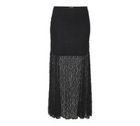 Maxirock BUFFALO, Damen, Gr. 38, schwarz, Spitze, Obermaterial: 98% Polyamid, 2% Elasthan. Futter: 100% Polyester, unifarben, figurumspielend knöchelfrei, Röcke Maxirock (19433915-38) schwarz