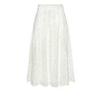 Maxirock BUFFALO, Damen, Gr. 44, weiß, Web, Obermaterial: 100% Baumwolle. Futter: 100% Viskose, unifarben, modisch, figurumspielend knöchelfrei, Röcke, aus Spitze (88879655-44) weiß