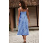 Midikleid BUFFALO Gr. 34, N-Gr, blau (rauchblau) Damen Kleider Bestseller (63007430-34) rauchblau