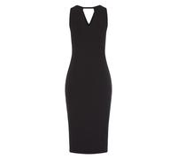 Midikleid BUFFALO Gr. 38, N-Gr, schwarz Damen Kleider Strandkleider aus weicher Rippware (51251302-38)