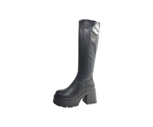 Buffalo Mila Hi Boot 1220084 Schwarz black EU 42