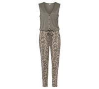 BUFFALO Overall Damen khaki-sand bedruckt Gr.42
