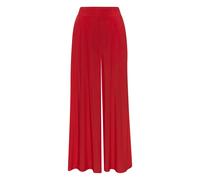 Palazzohose BUFFALO, Damen, Gr. 44, N-Gr, rot, Web, Obermaterial: 100% Viskose, unifarben, modisch, figurumspielend knöchellang, Hosen, mit Seitennahttaschen, leichte Sommerhose, Wide-Leg (36768736-44