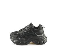 Buffalo para - Schwarz/Weiß Kunstleder Schuhgröße 38, Weite Normal