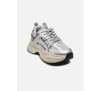 Buffalo para Damenschuhe Sportive Schnürer Silber Freizeit, Schuhgröße:40 EU