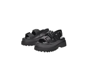 Buffalo Pluto Ari Damen schwarze Sandalen EU 36 / UK 3