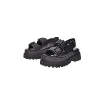 Buffalo Pluto Ari Damen schwarze Sandalen EU 38 / UK 5